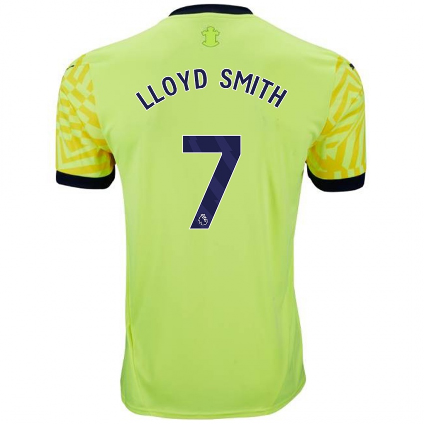 Hombre Camiseta Lexi Lloyd-Smith #7 Amarillo 2ª Equipación 2024/25 La Camisa México