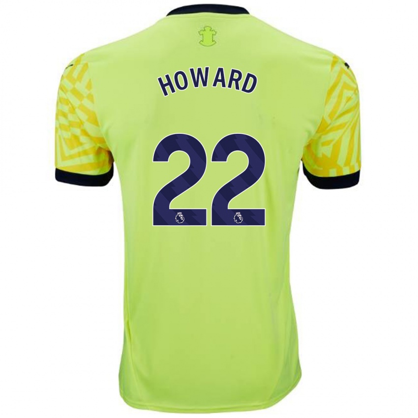 Hombre Camiseta Bethany-May Howard #22 Amarillo 2ª Equipación 2024/25 La Camisa México