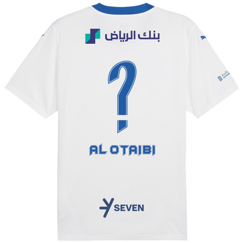 Hombre Camiseta Majd Al-Otaibi #0 Blanco Azul 2ª Equipación 2024/25 La Camisa México