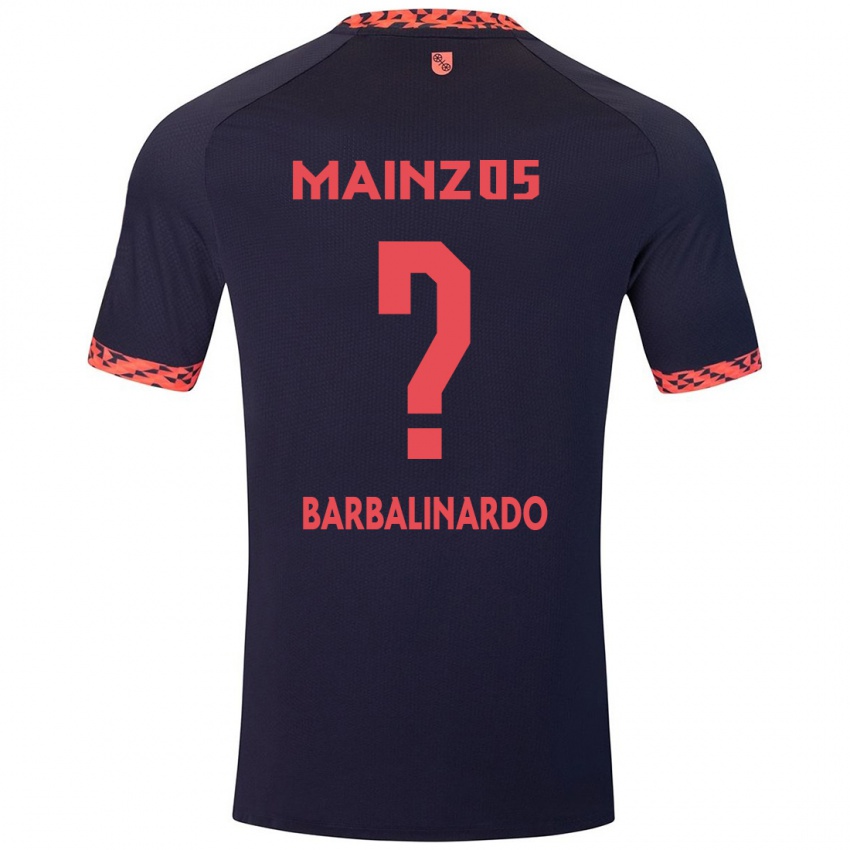 Hombre Camiseta Jordan Barbalinardo #0 Azul Coral Rojo 2ª Equipación 2024/25 La Camisa México