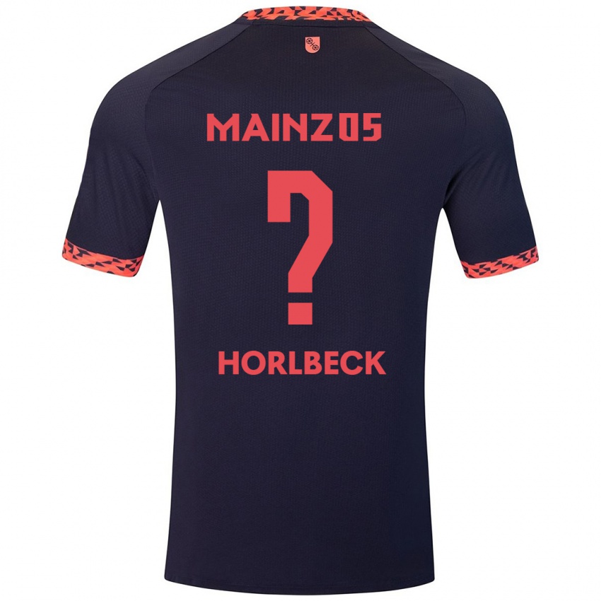 Hombre Camiseta Dominik Horlbeck #0 Azul Coral Rojo 2ª Equipación 2024/25 La Camisa México