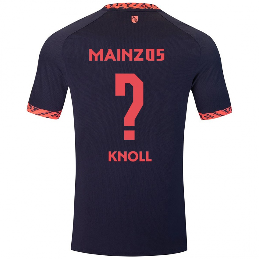 Hombre Camiseta Max Knoll #0 Azul Coral Rojo 2ª Equipación 2024/25 La Camisa México