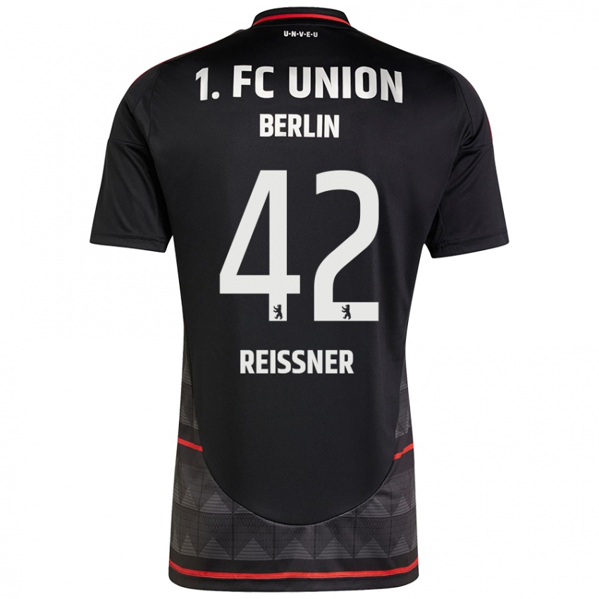 Hombre Camiseta Naika Reissner #42 Negro 2ª Equipación 2024/25 La Camisa México