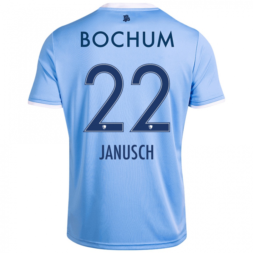 Hombre Camiseta Thees Janusch #22 Azul Cielo 2ª Equipación 2024/25 La Camisa México