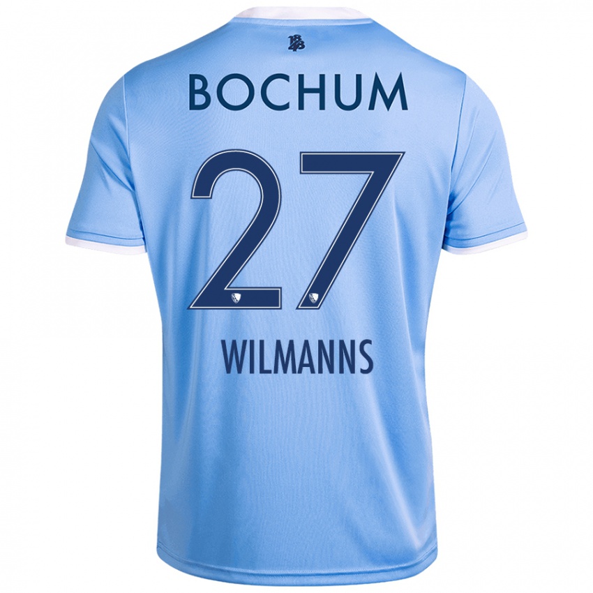 Hombre Camiseta Anjo Wilmanns #27 Azul Cielo 2ª Equipación 2024/25 La Camisa México