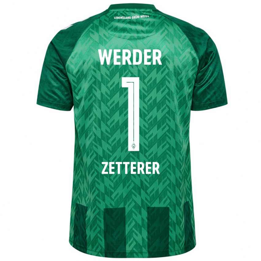 Mujer Camiseta Michael Zetterer #1 Verde 1ª Equipación 2024/25 La Camisa México