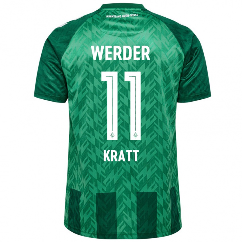 Mujer Camiseta Ronan Kratt #11 Verde 1ª Equipación 2024/25 La Camisa México