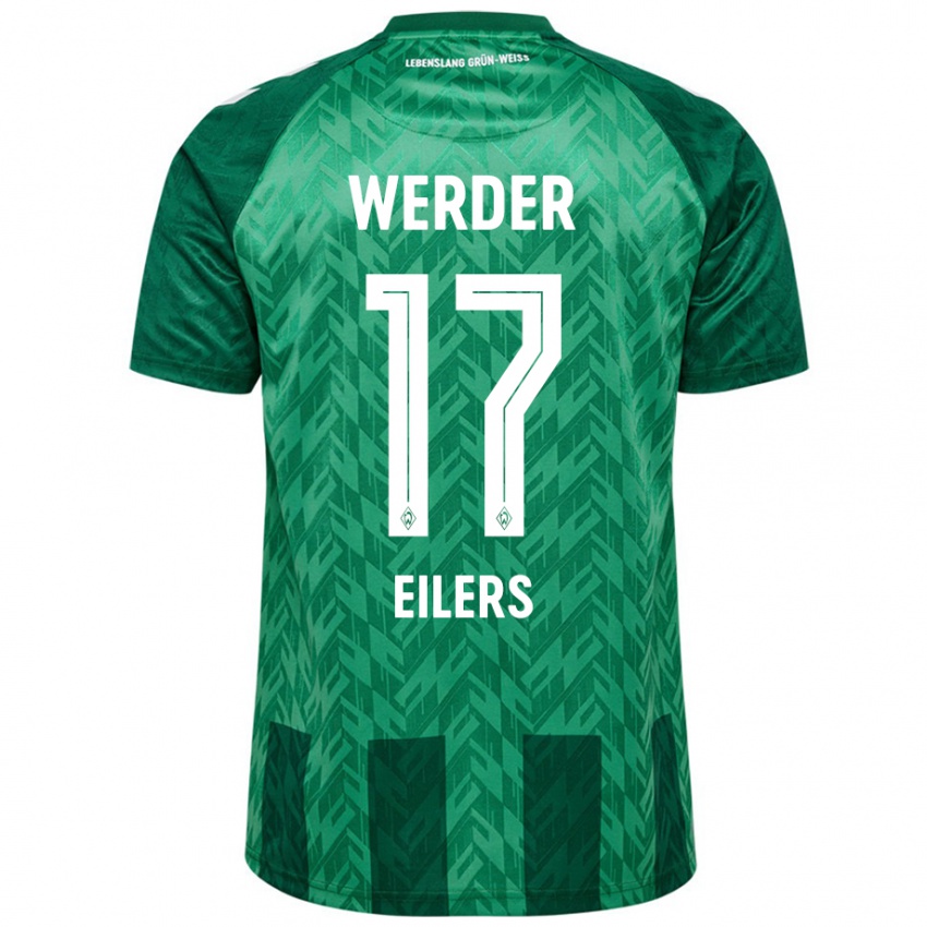 Mujer Camiseta Jonas Eilers #17 Verde 1ª Equipación 2024/25 La Camisa México