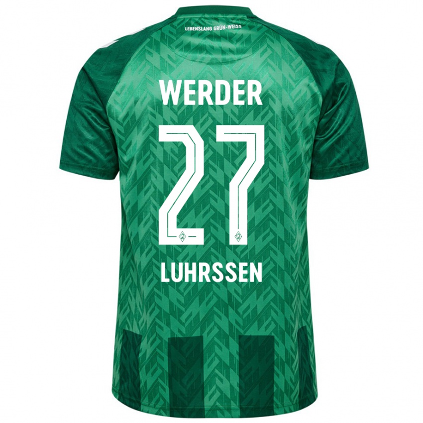 Mujer Camiseta Nina Luhrssen #27 Verde 1ª Equipación 2024/25 La Camisa México