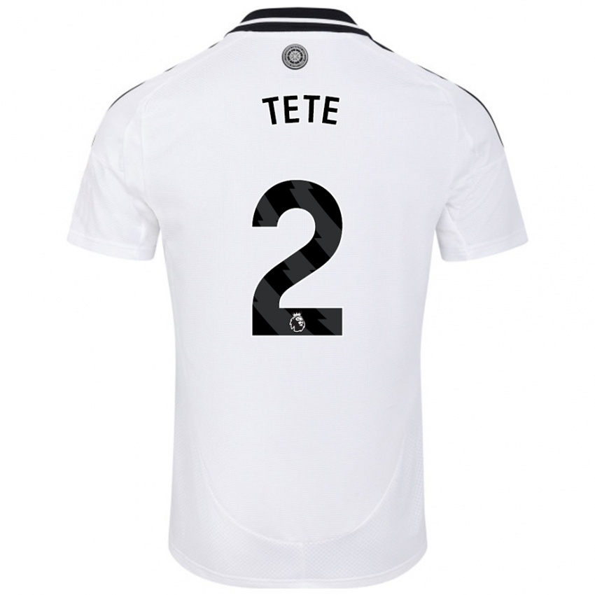 Mujer Camiseta Kenny Tete #2 Blanco 1ª Equipación 2024/25 La Camisa México