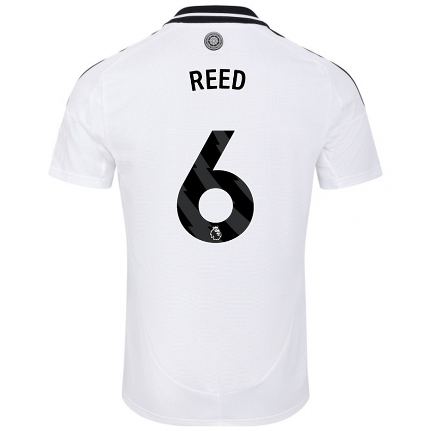 Mujer Camiseta Harrison Reed #6 Blanco 1ª Equipación 2024/25 La Camisa México