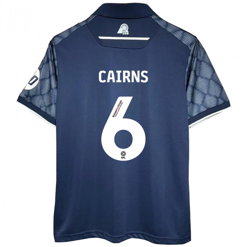 Mujer Camiseta Brooke Cairns #6 Negro 2ª Equipación 2024/25 La Camisa México