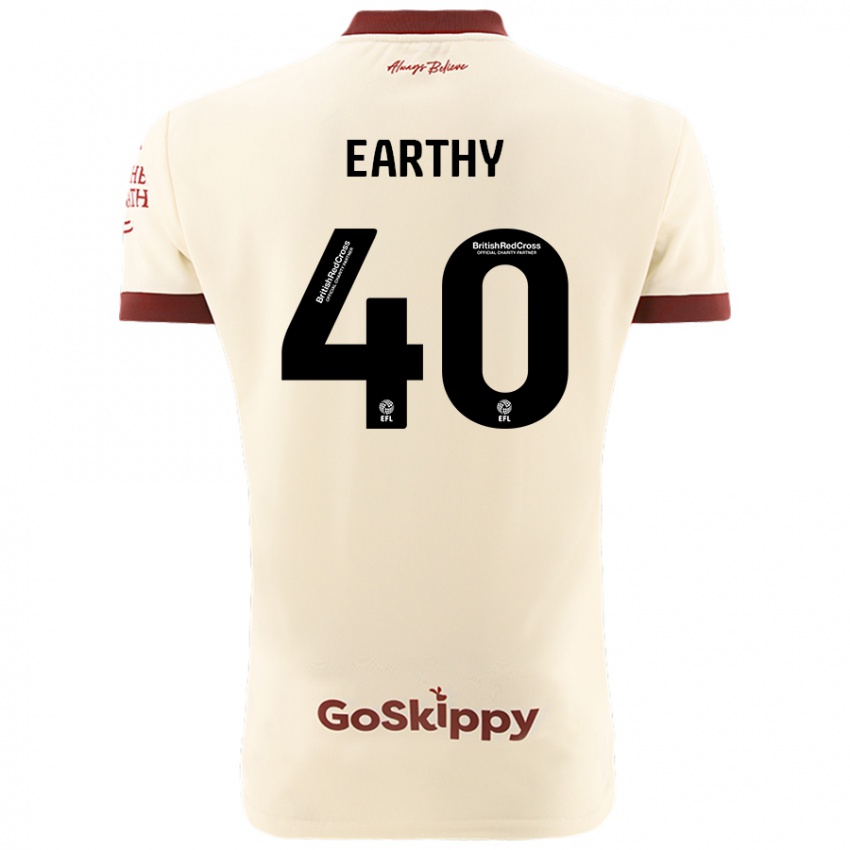 Mujer Camiseta George Earthy #40 Crema Blanco 2ª Equipación 2024/25 La Camisa México