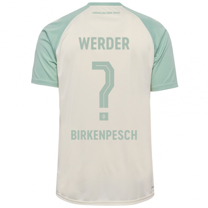 Mujer Camiseta Noah Birkenpesch #0 Blanquecino Verde Claro 2ª Equipación 2024/25 La Camisa México