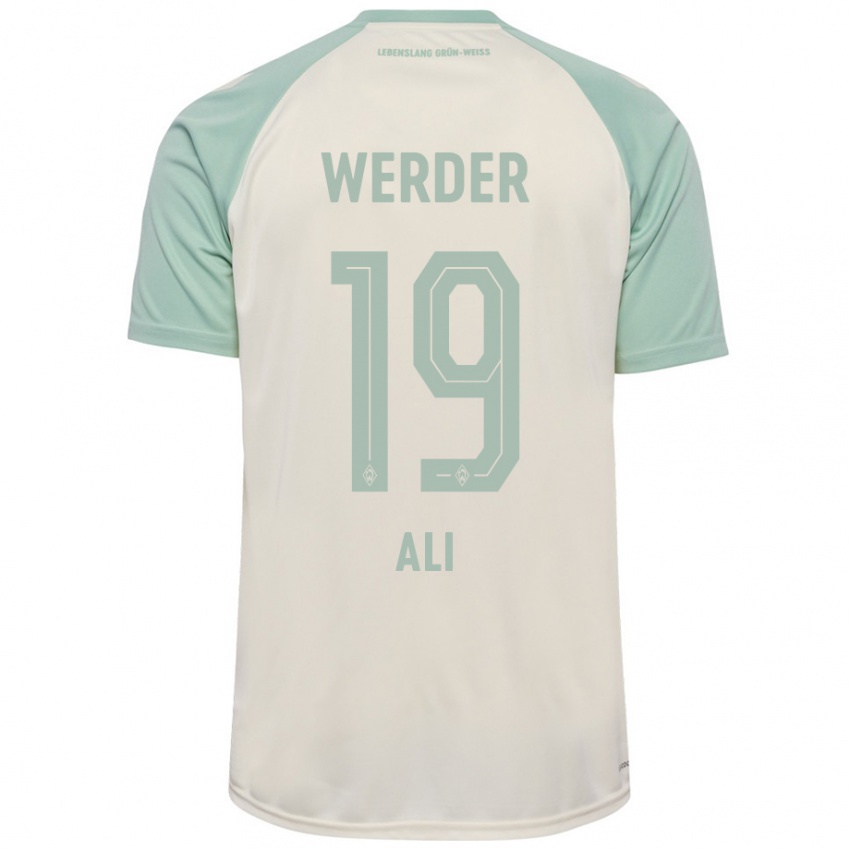 Mujer Camiseta Rok Ali #19 Blanquecino Verde Claro 2ª Equipación 2024/25 La Camisa México