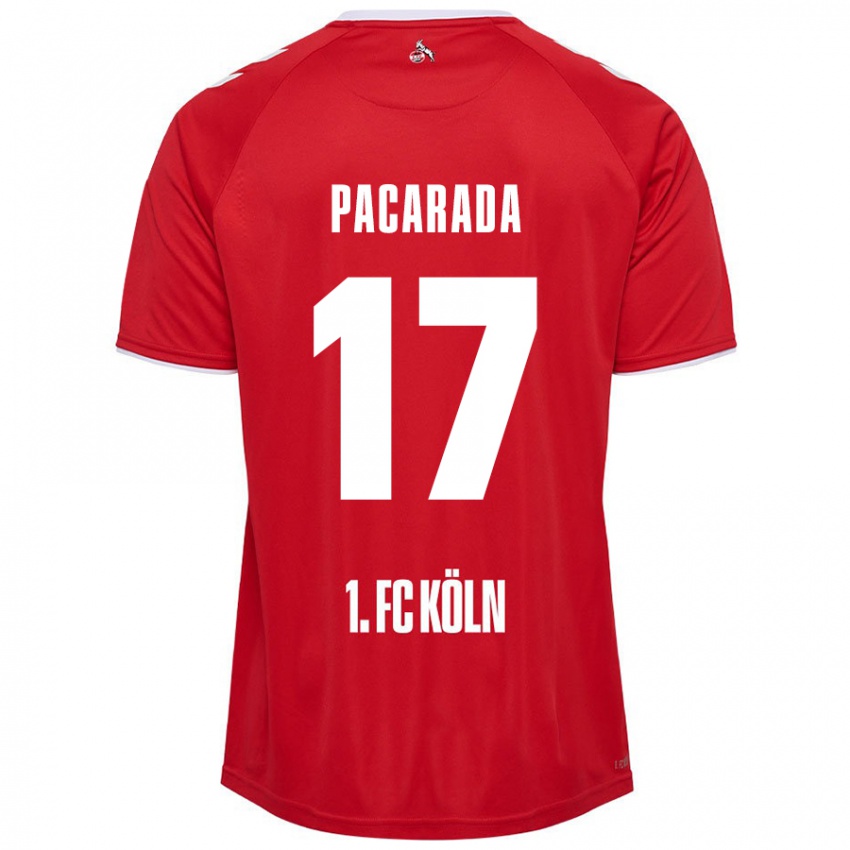 Mujer Camiseta Leart Paçarada #17 Rojo Blanco 2ª Equipación 2024/25 La Camisa México