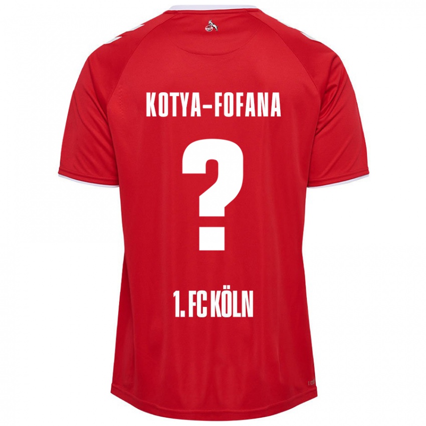 Mujer Camiseta Assad Kotya-Fofana #0 Rojo Blanco 2ª Equipación 2024/25 La Camisa México