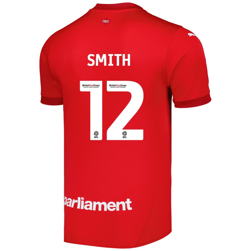 Niño Camiseta Jackson Smith #12 Rojo 1ª Equipación 2024/25 La Camisa México