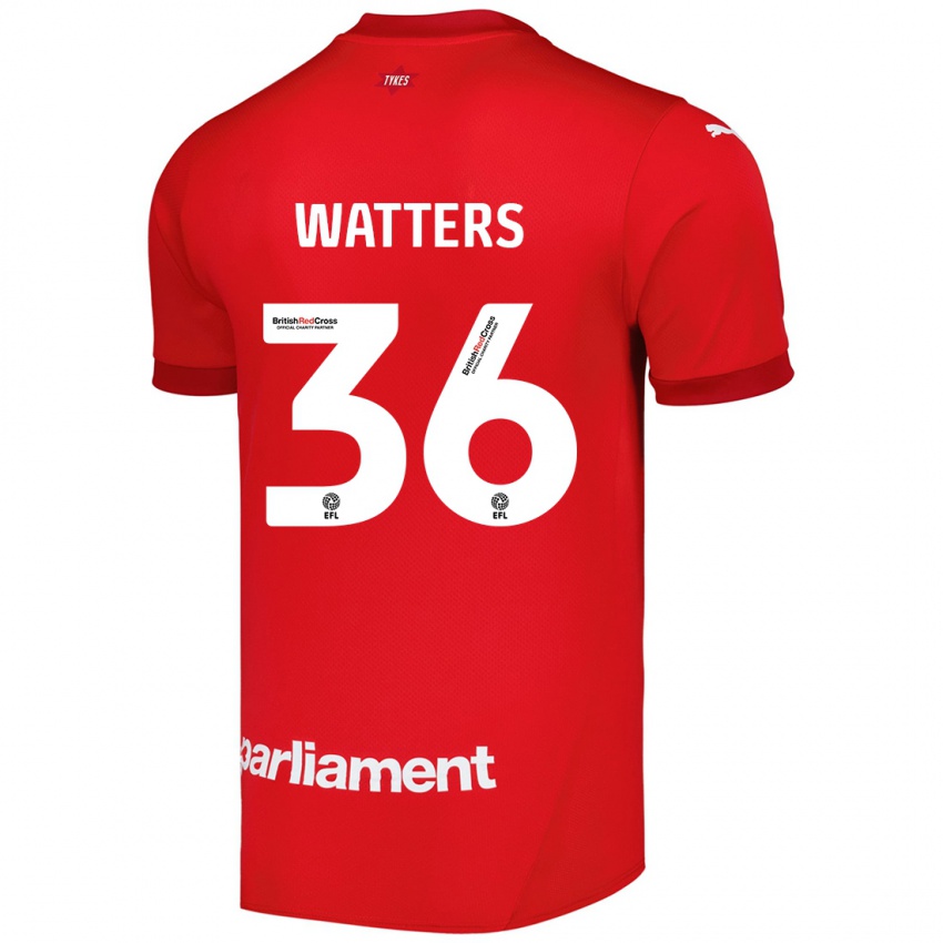 Niño Camiseta Max Watters #36 Rojo 1ª Equipación 2024/25 La Camisa México