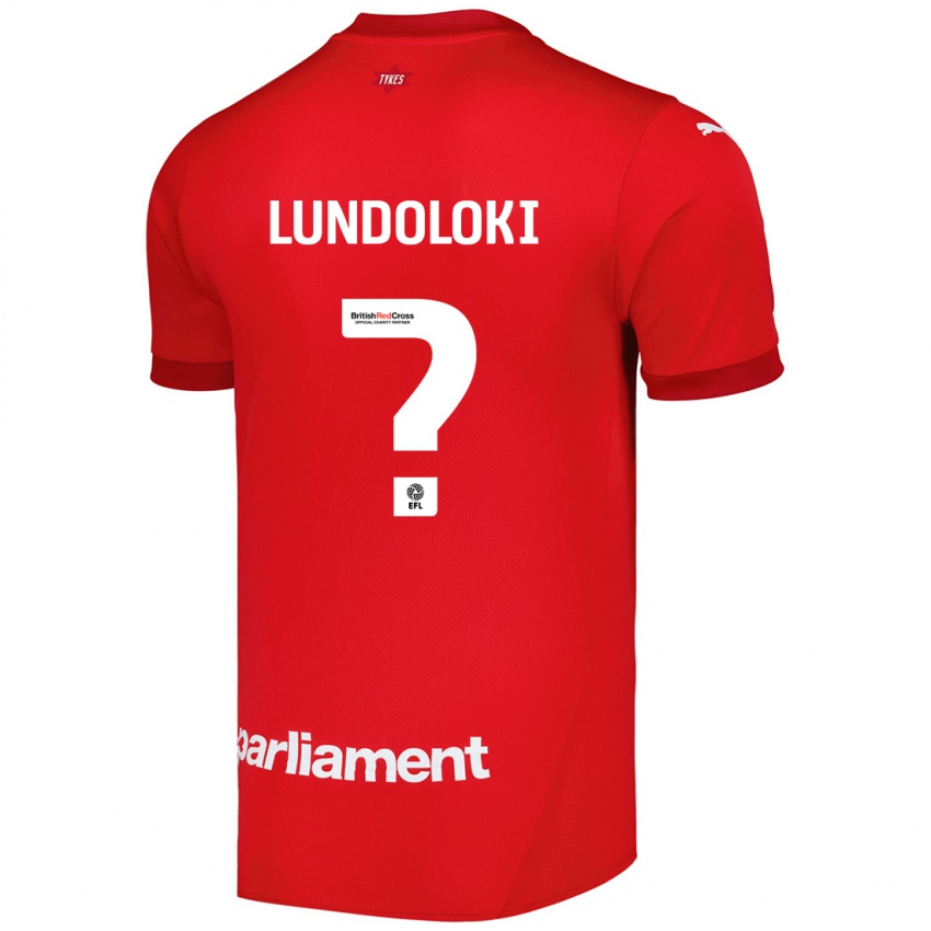 Niño Camiseta Geoffrey Lundoloki #0 Rojo 1ª Equipación 2024/25 La Camisa México