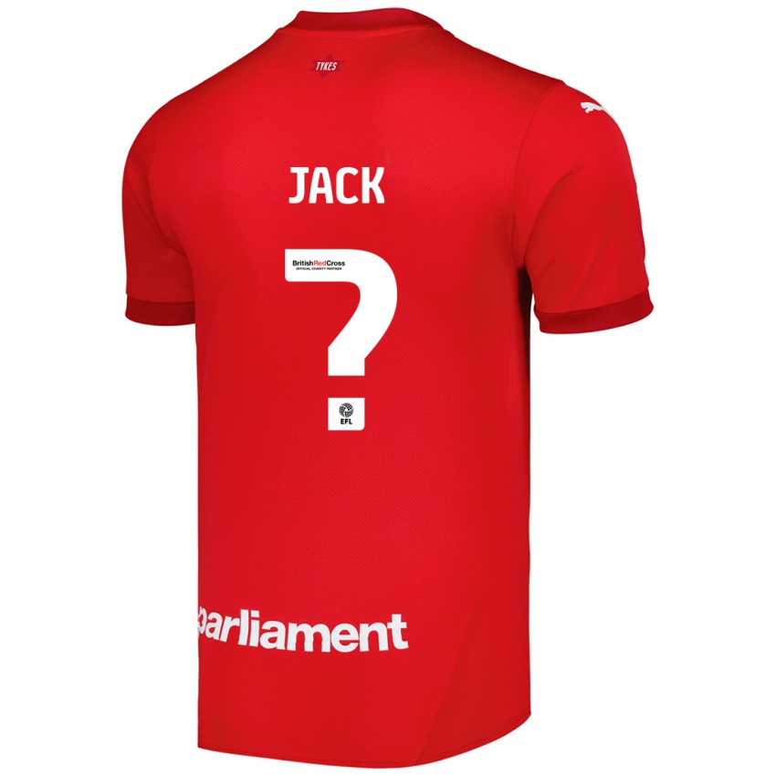 Niño Camiseta Jack Woodcock #0 Rojo 1ª Equipación 2024/25 La Camisa México