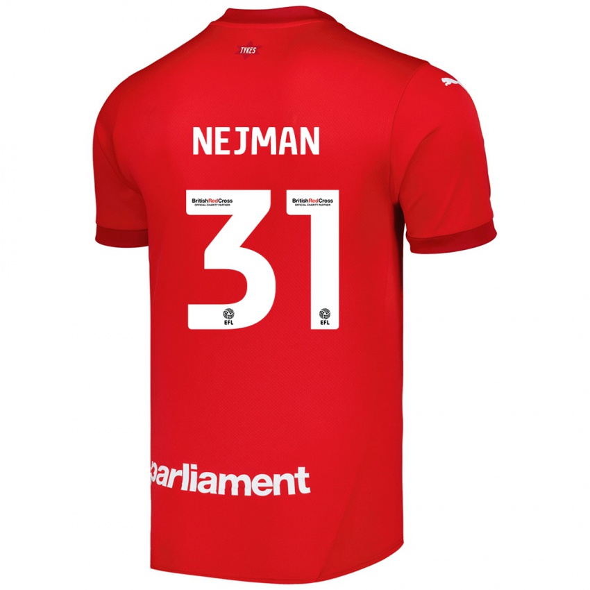 Niño Camiseta Harrison Nejman #31 Rojo 1ª Equipación 2024/25 La Camisa México