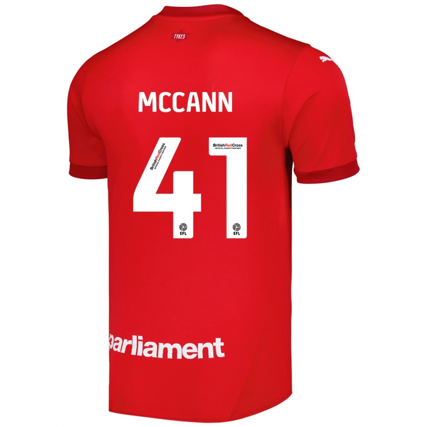 Niño Camiseta Bayley Mccann #41 Rojo 1ª Equipación 2024/25 La Camisa México