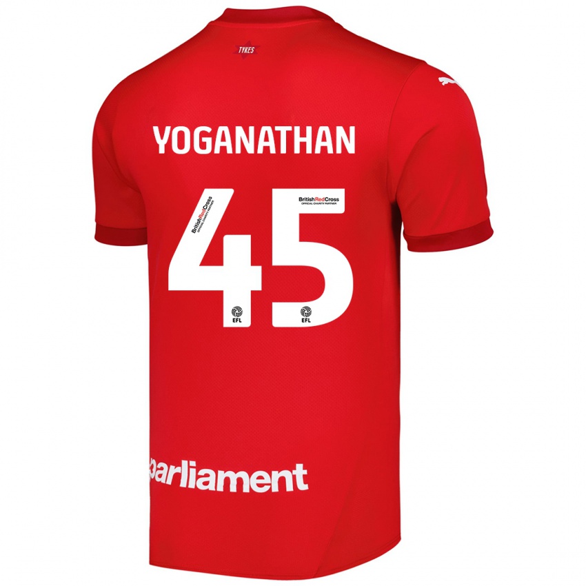 Niño Camiseta Vimal Yoganathan #45 Rojo 1ª Equipación 2024/25 La Camisa México