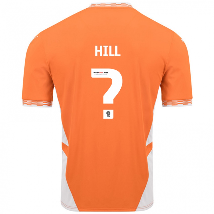 Niño Camiseta Tyler Hill #0 Naranja Blanco 1ª Equipación 2024/25 La Camisa México