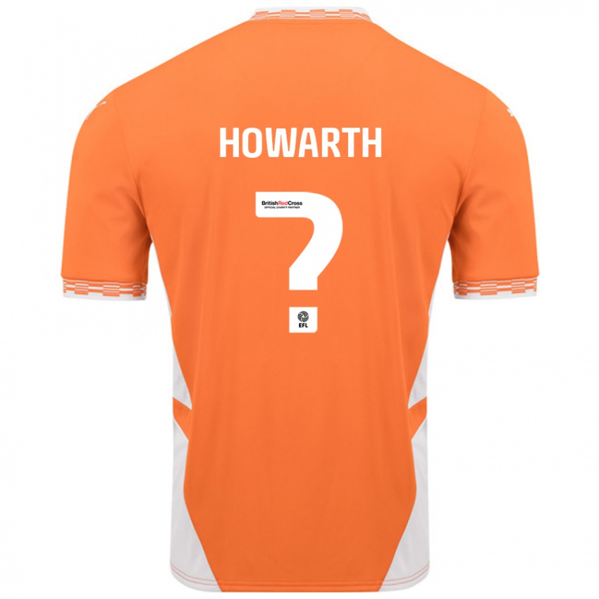 Niño Camiseta Chloe Howarth #0 Naranja Blanco 1ª Equipación 2024/25 La Camisa México