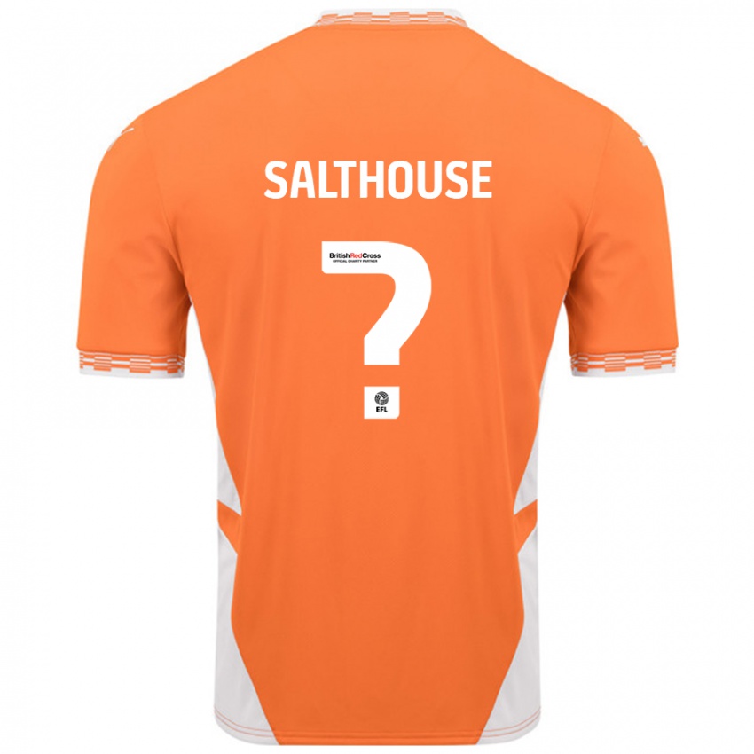 Niño Camiseta Emily Salthouse #0 Naranja Blanco 1ª Equipación 2024/25 La Camisa México