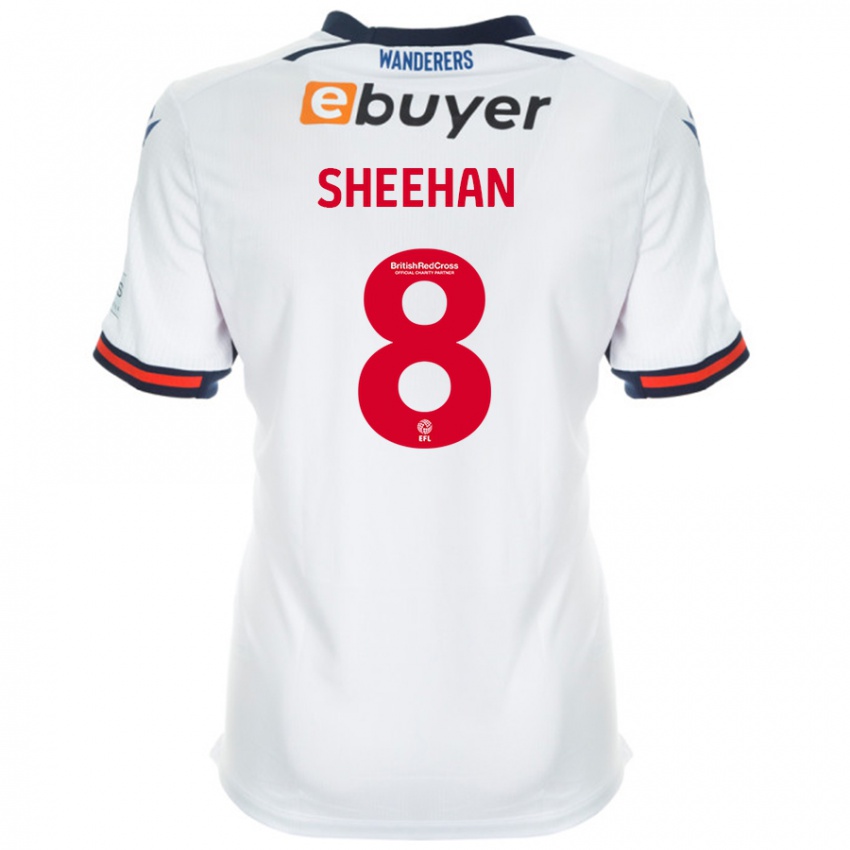 Niño Camiseta Josh Sheehan #8 Blanco 1ª Equipación 2024/25 La Camisa México