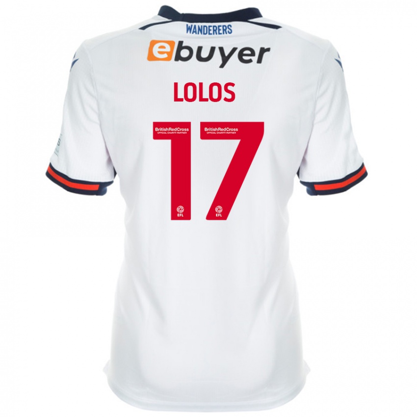 Niño Camiseta Klaidi Lolos #17 Blanco 1ª Equipación 2024/25 La Camisa México