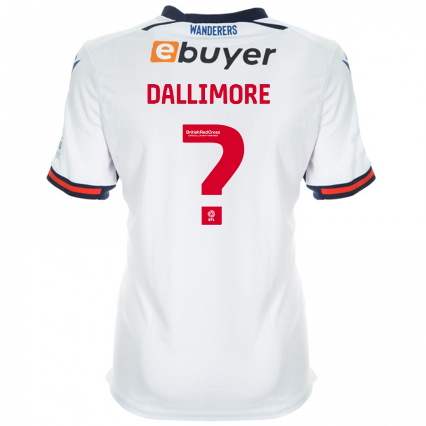 Niño Camiseta Jack Dallimore #0 Blanco 1ª Equipación 2024/25 La Camisa México