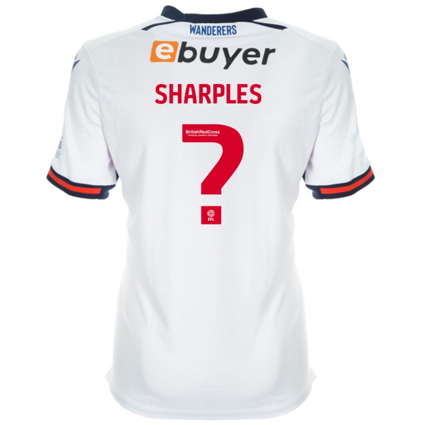 Niño Camiseta Sonny Sharples #0 Blanco 1ª Equipación 2024/25 La Camisa México