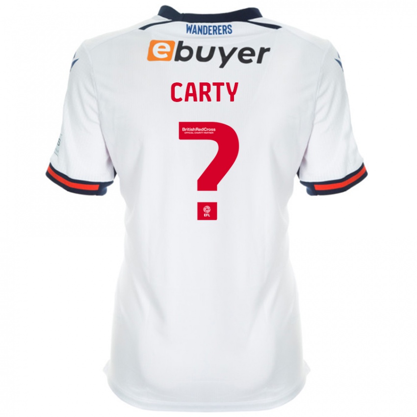 Niño Camiseta Conor Carty #0 Blanco 1ª Equipación 2024/25 La Camisa México