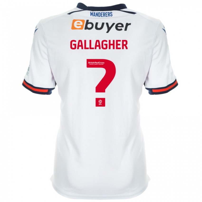 Niño Camiseta Tamzin Gallagher #0 Blanco 1ª Equipación 2024/25 La Camisa México