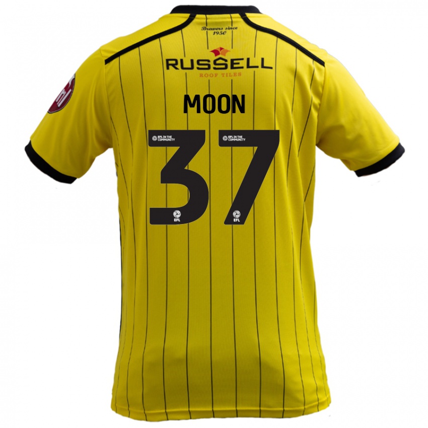 Niño Camiseta Jasper Moon #37 Amarillo 1ª Equipación 2024/25 La Camisa México