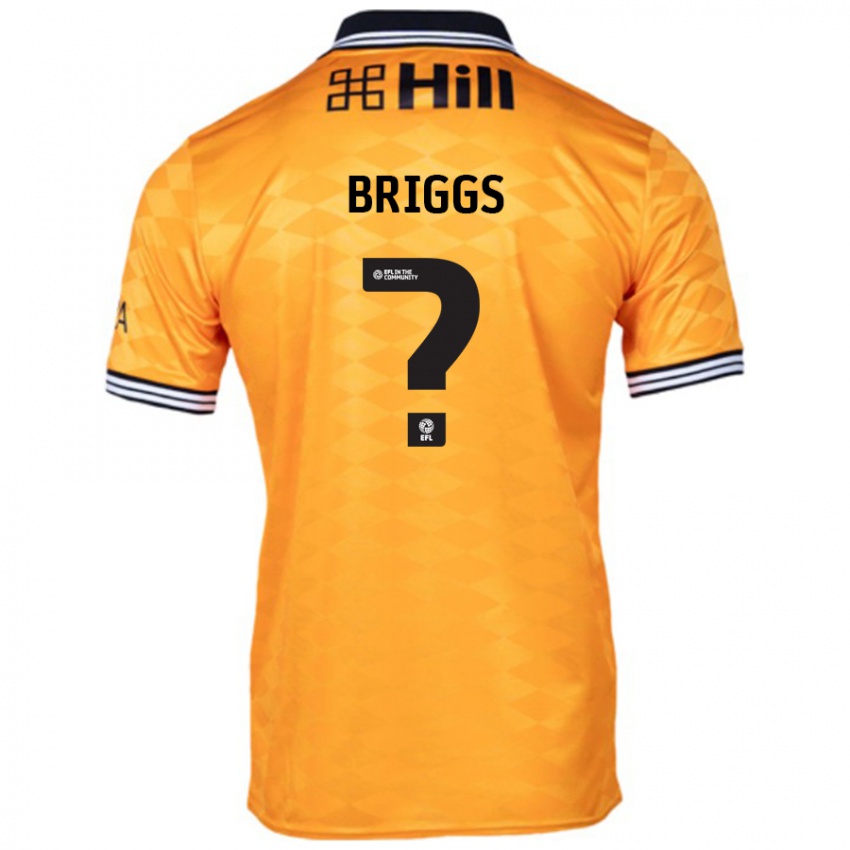 Niño Camiseta Jj Briggs #0 Naranja 1ª Equipación 2024/25 La Camisa México