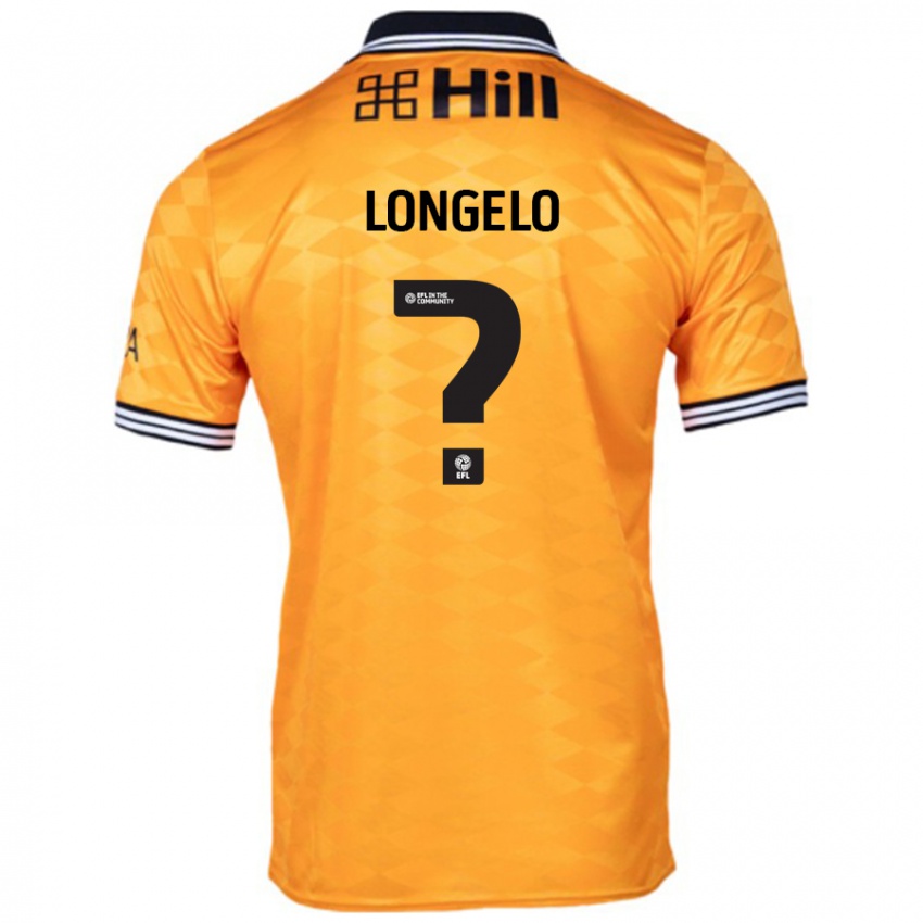 Niño Camiseta Emmanuel Longelo #0 Naranja 1ª Equipación 2024/25 La Camisa México