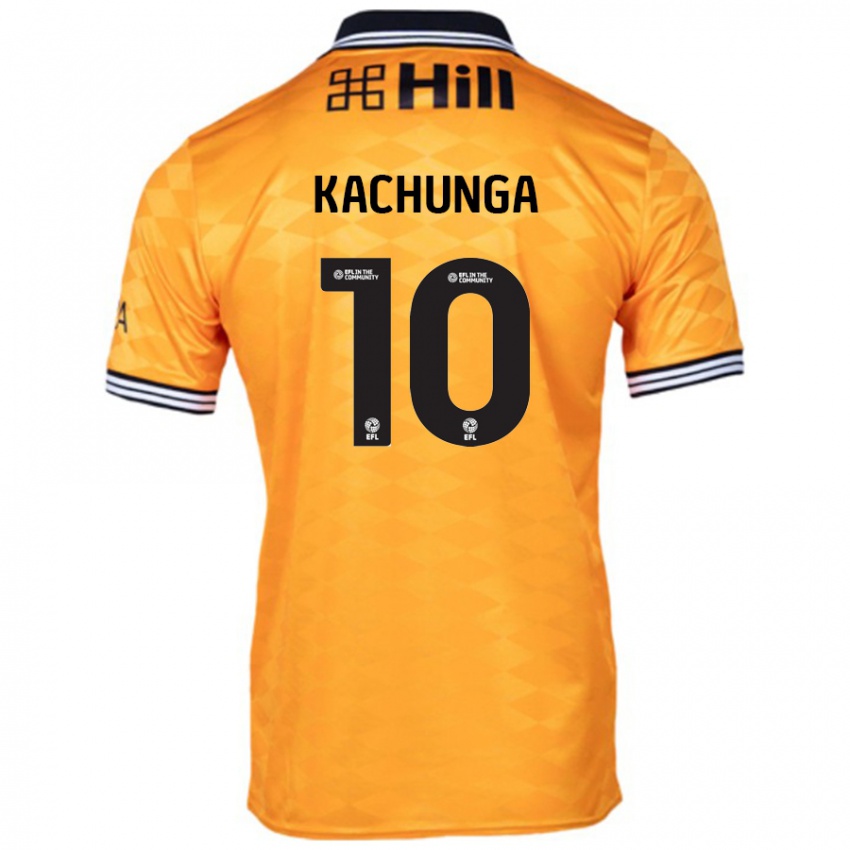 Niño Camiseta Elias Kachunga #10 Naranja 1ª Equipación 2024/25 La Camisa México