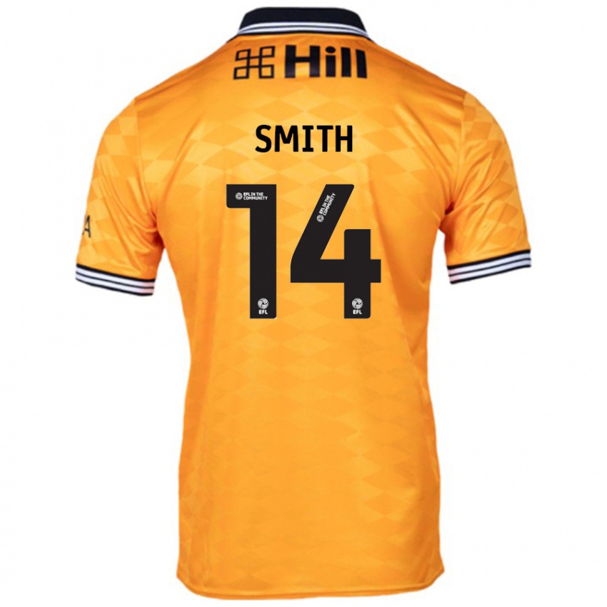 Niño Camiseta Korey Smith #14 Naranja 1ª Equipación 2024/25 La Camisa México