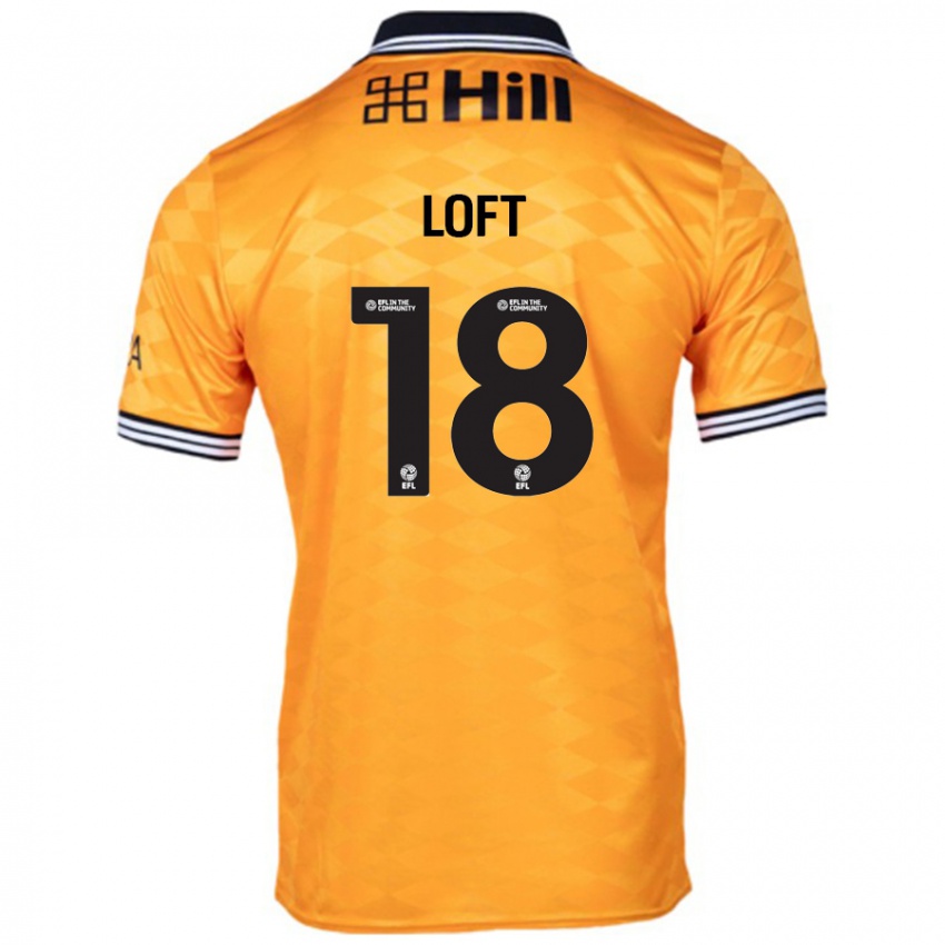 Niño Camiseta Ryan Loft #18 Naranja 1ª Equipación 2024/25 La Camisa México