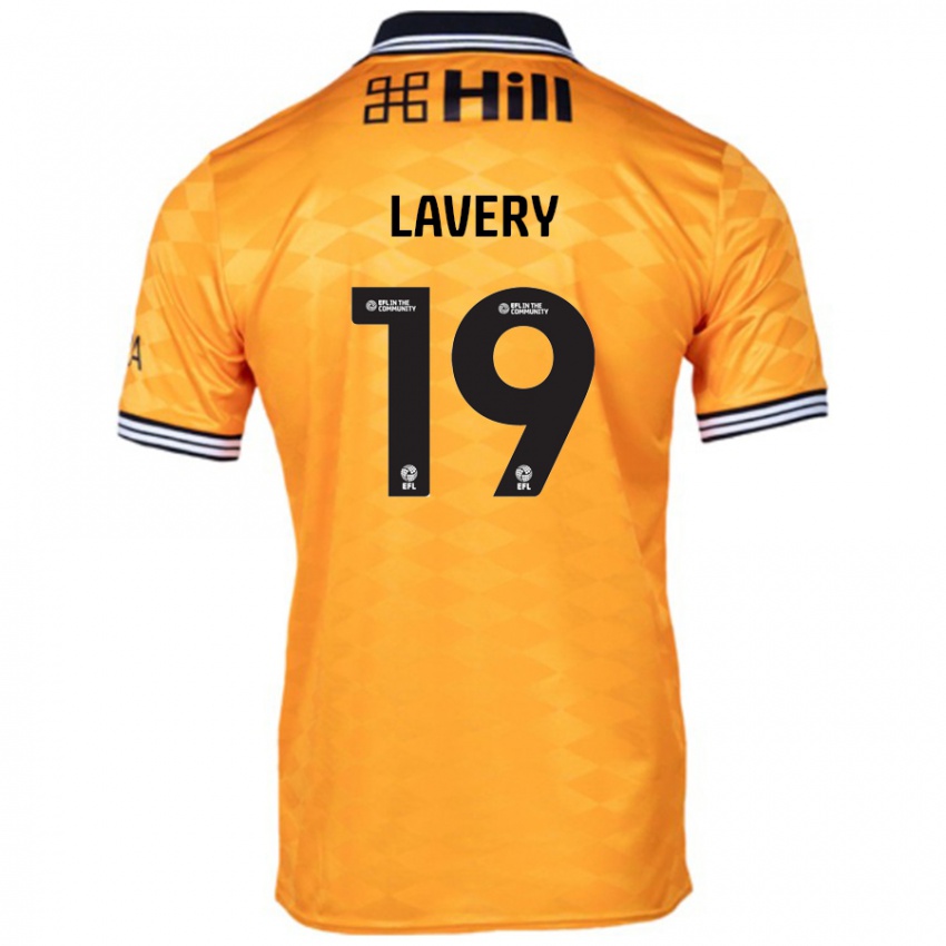 Niño Camiseta Shayne Lavery #19 Naranja 1ª Equipación 2024/25 La Camisa México