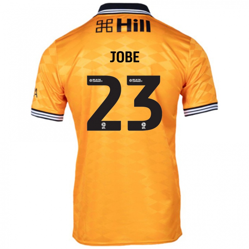 Niño Camiseta Mamadou Jobe #23 Naranja 1ª Equipación 2024/25 La Camisa México