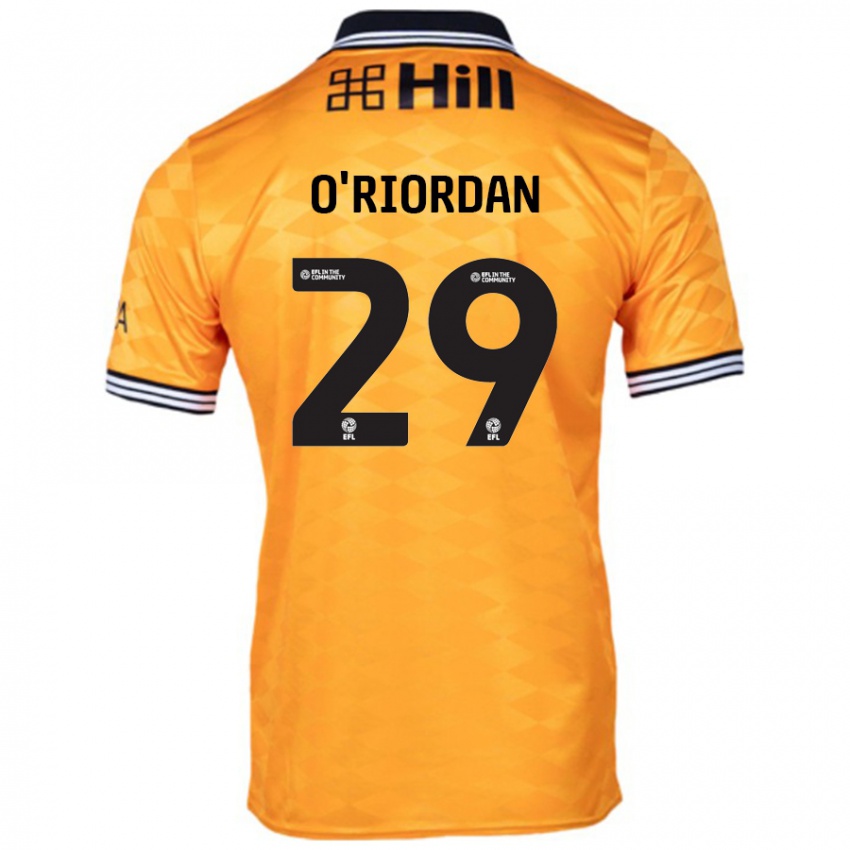 Niño Camiseta Connor O'riordan #29 Naranja 1ª Equipación 2024/25 La Camisa México