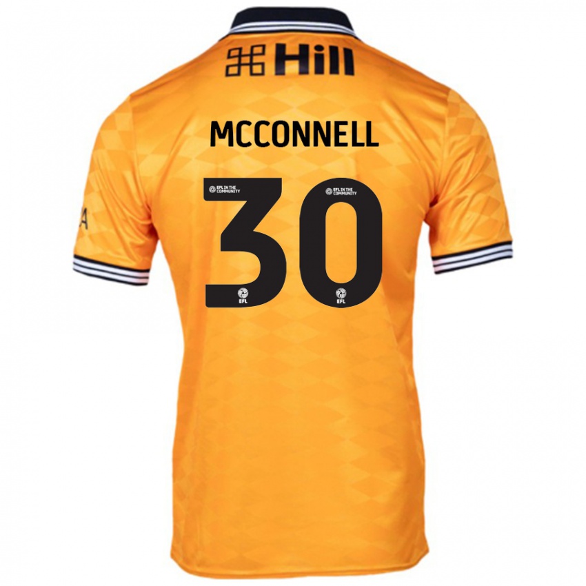 Niño Camiseta Glenn Mcconnell #30 Naranja 1ª Equipación 2024/25 La Camisa México