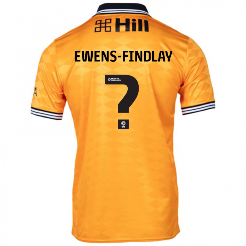 Niño Camiseta Ty Ewens-Findlay #0 Naranja 1ª Equipación 2024/25 La Camisa México