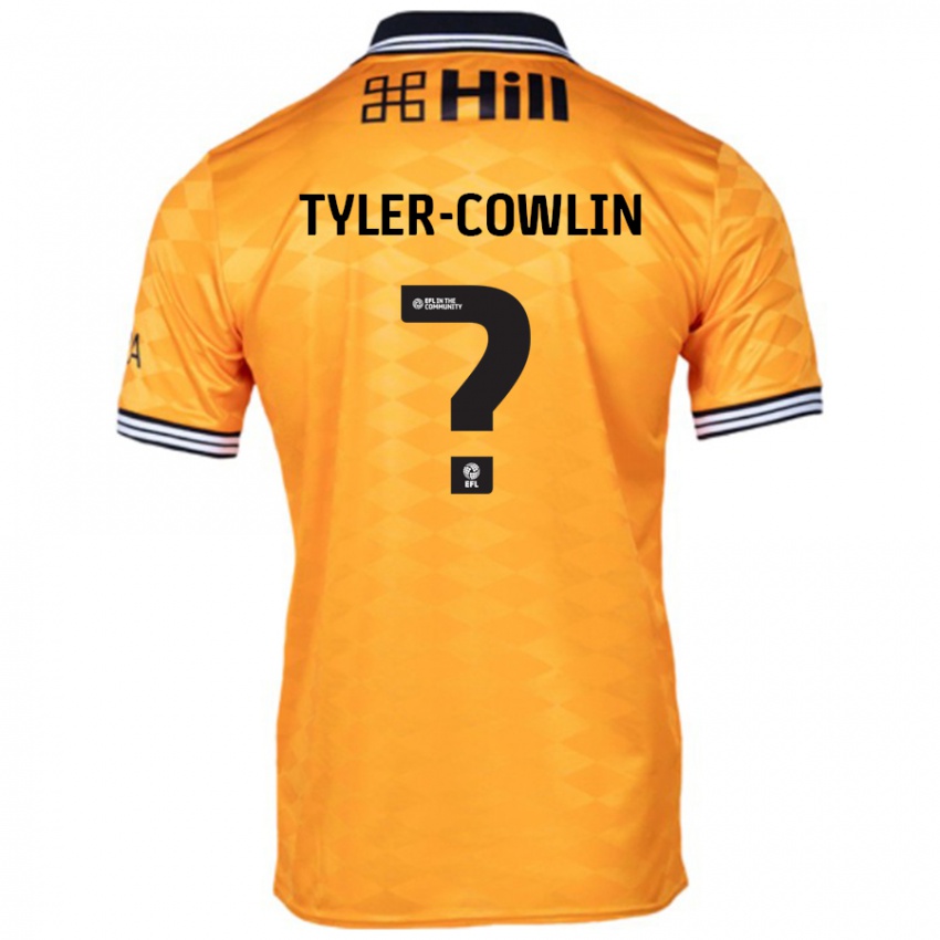 Niño Camiseta Danny Tyler-Cowlin #0 Naranja 1ª Equipación 2024/25 La Camisa México