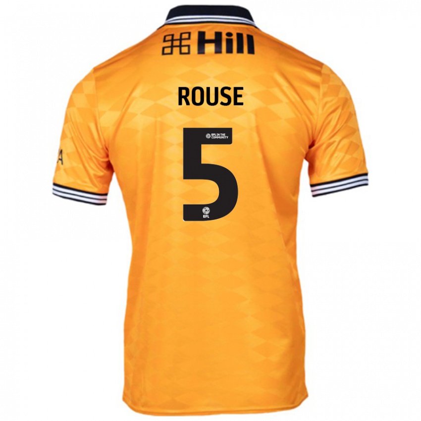 Niño Camiseta Lauren Rouse #5 Naranja 1ª Equipación 2024/25 La Camisa México